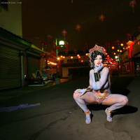 Brittany Hare Krishna Andrews public strips