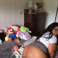 Hot Ebony MILF Babydoll