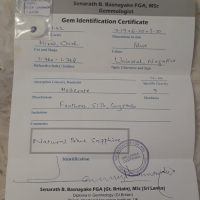 14CT CERTIFIED BLUE CEYLON SAPPHIRE FOR SALE