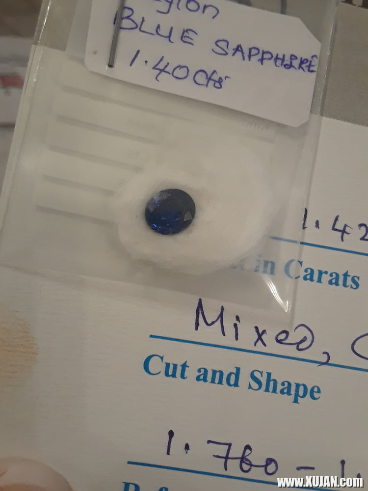 14CT CERTIFIED BLUE CEYLON SAPPHIRE FOR SALE - Photo #2128420