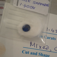 14CT CERTIFIED BLUE CEYLON SAPPHIRE FOR SALE