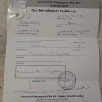14CT CERTIFIED BLUE CEYLON SAPPHIRE FOR SALE