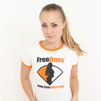 Cute Babe Sadie Blair wearing some FreeOnes Gear