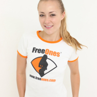 Cute Babe Sadie Blair wearing some FreeOnes Gear