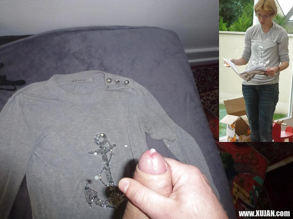 Cum on my sister in laws grey top - Photo #2142238