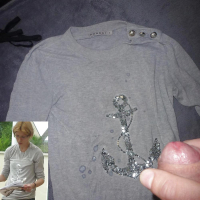 Cum on my sister in laws grey top
