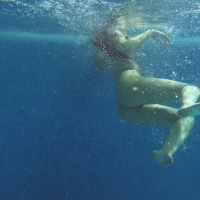 Kittina Clairette Pt2 UnderWaterShow Pool Erotics