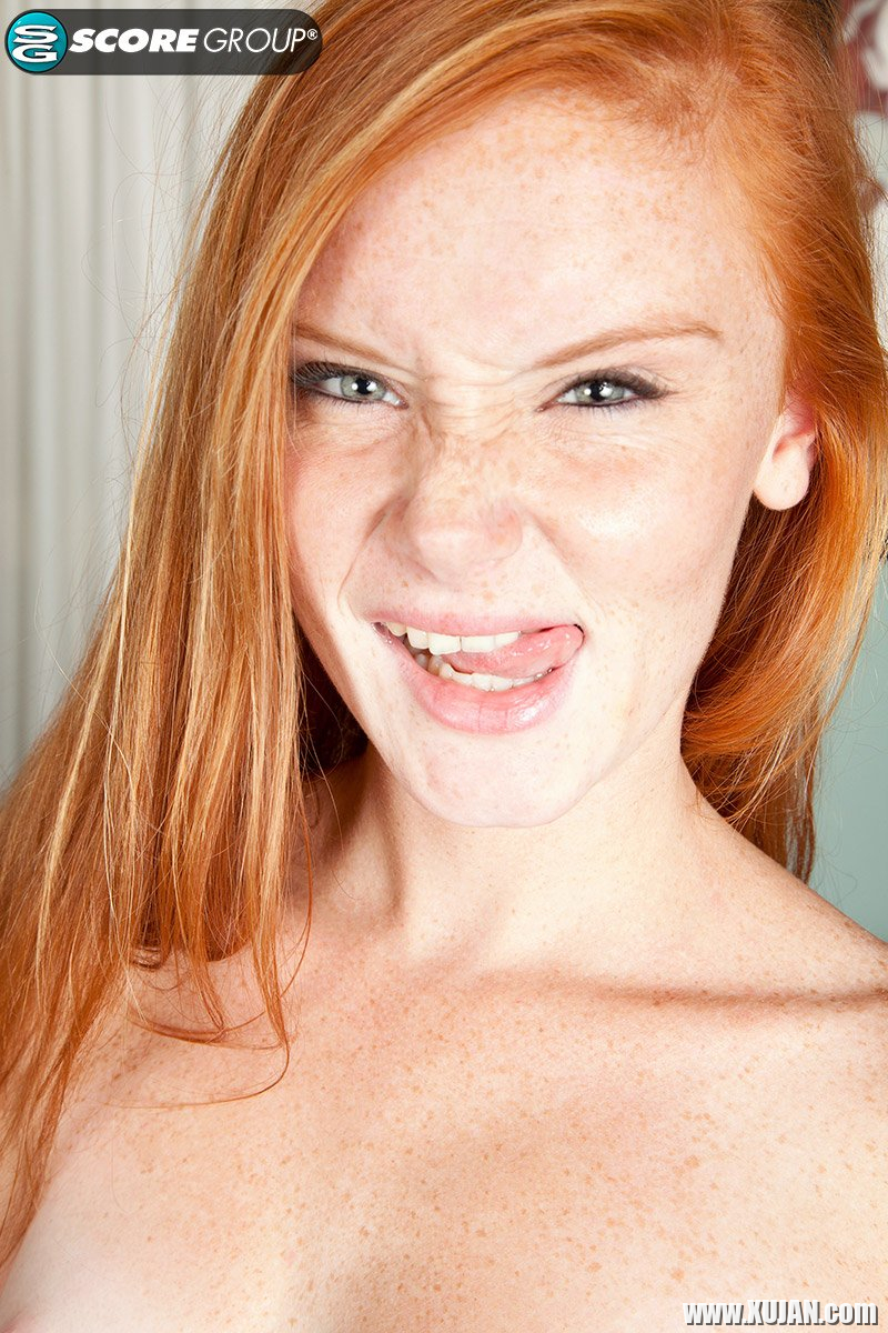 Sexy redhead teen babe Alex Tanner stripping totally naked - Photo #2161816