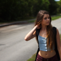 Helpless teen Alex Mae went out for a hike She took a wrong turn and is now los