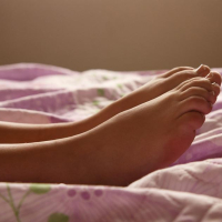 Beautiful teen Alex Mae waits for you in bed
