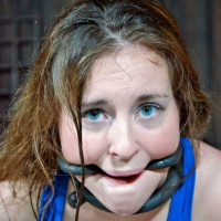 Mattie Borders and Wenona in duo bondage their mouths with gags