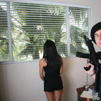 Latina pornstar Cassandra Cruz gets a hard cock in her tight cunt