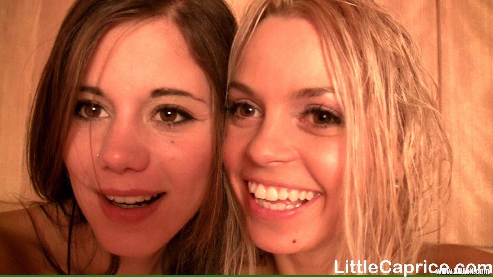 Pictures of Little Caprice and Sabrina Blond having fun in a sauna - Photo #2199774