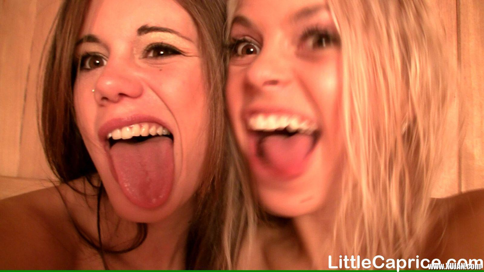 Pictures of Little Caprice and Sabrina Blond having fun in a sauna - Photo #2199775