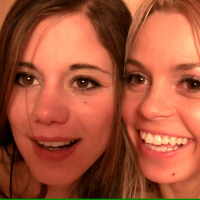 Pictures of Little Caprice and Sabrina Blond having fun in a sauna