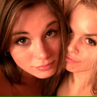 Pictures of Little Caprice and Sabrina Blond having fun in a sauna