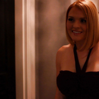 Beautiful blonde Krissy Lynn exhibiting her big boobs and round ass