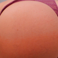 Beautiful blonde Krissy Lynn exhibiting her big boobs and round ass