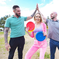 Hot Kelsey Kane gets double teamed b Danny Steele and Quinton James