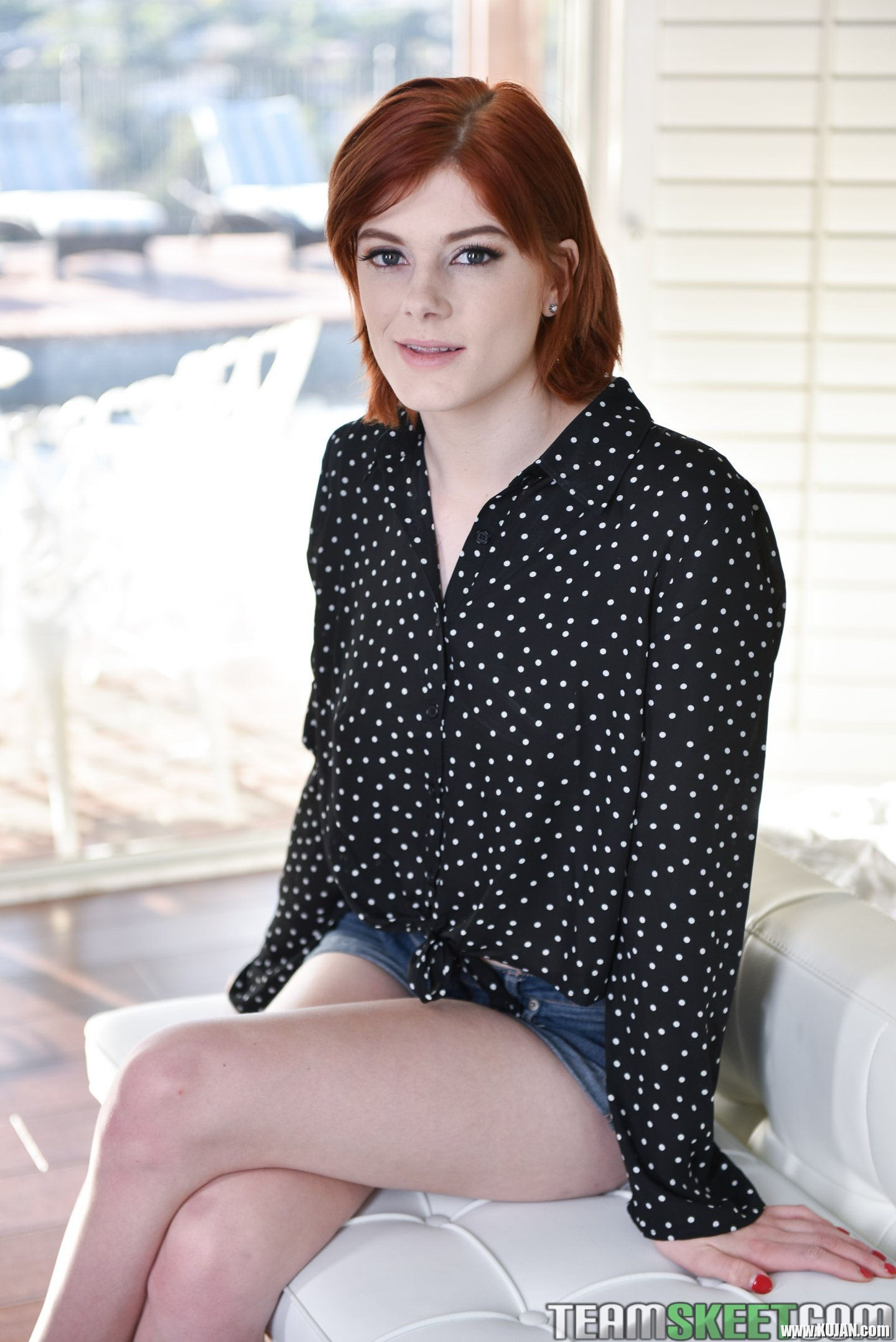 Filthy redhead girl Ava Little banging her boyfriends best buddy - Photo #2250353