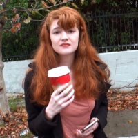 Redhead amateur Abbey Rain fucks a stranger in a hotel room