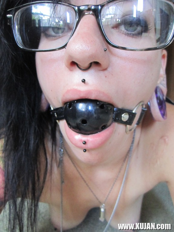 Tank a Ball Gag Sheer Pantyhose - Photo #2260117