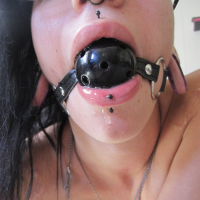 Tank a Ball Gag Sheer Pantyhose