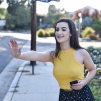 Dark haired Beauty Lyra Lockhart picked up for Sex