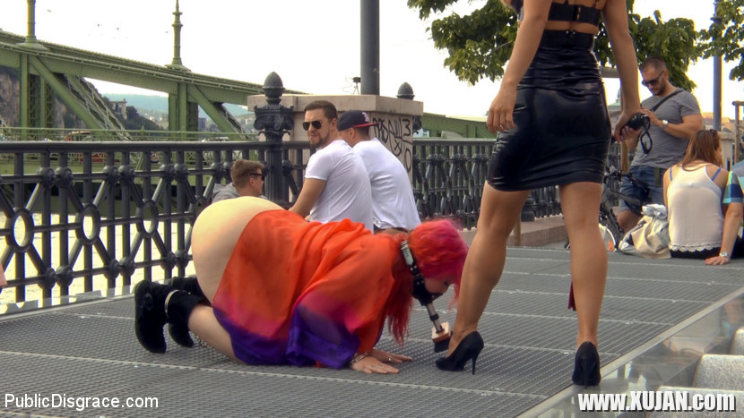Proxy Page begs to service everyone she passes on the street This pathetic slut - Photo #2296518
