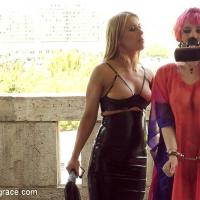 Proxy Paige submissive redhead public services every guy her gap
