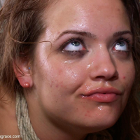 Lovely 19 year old Ashlynn Leigh gets tied up and taken to the comic book store