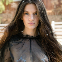 Amber Flowers 038 Sky Topless