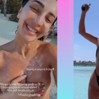 Լյուսի Հայրապետյան կիսամերկ