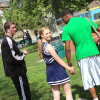 Tiffany Kohl fucks a black basketball Player