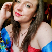 Red Silk Nightie Kimono