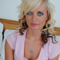 Blonde teen cutie Codie Sweets pulls down tiny shorts