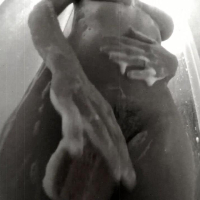 Amateur Lydia washes her hairy bush and gets nailed