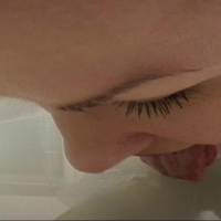 Amateur Lydia blows a fat mans hairy boner