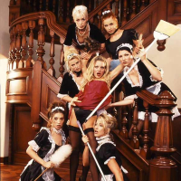 Bridgette Kerkove gets toyed hard by her naughty maids