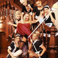 Slut lesbians dressed like maids in insane bondage orgy sex