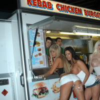 Tory Lees lesbian flashing and outdoor exhibitionism with Charlie Monaco and Dol