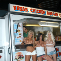 Tory Lees lesbian flashing and outdoor exhibitionism with Charlie Monaco and Dol
