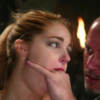 Hollie Stevens having rough sex and bondaged in dungeon