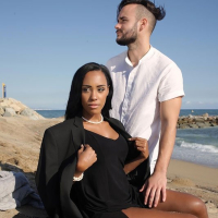 Stranded Thankful amp Horny Dark Babe Swallows Big Cock