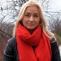 When Cayla Lyons woke up in the morning she had no idea that shed be trading blowjobs for cash by the afternoon It only took a glimpse of the cash she could be making to get this sexy Euro blonde to loosen up and show off those cute small titties