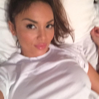 Asian babe Justene Jaro practices her oral skills on a vibrator