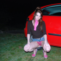Tamara Grace Down on Her Knees Sucking and Fucking Strangers Outdoors in Public