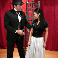 Soolin Kelter in bondage experience and fucked by magician