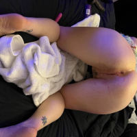 Luckys gaping asshole