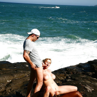 Outdoor threesome fuck with Tarra White and her black friend